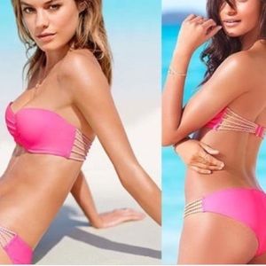 NWOT Victoria’s Secret Bikini with Rope Detail